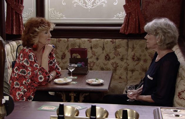 Claudia and Audrey Coronation Street