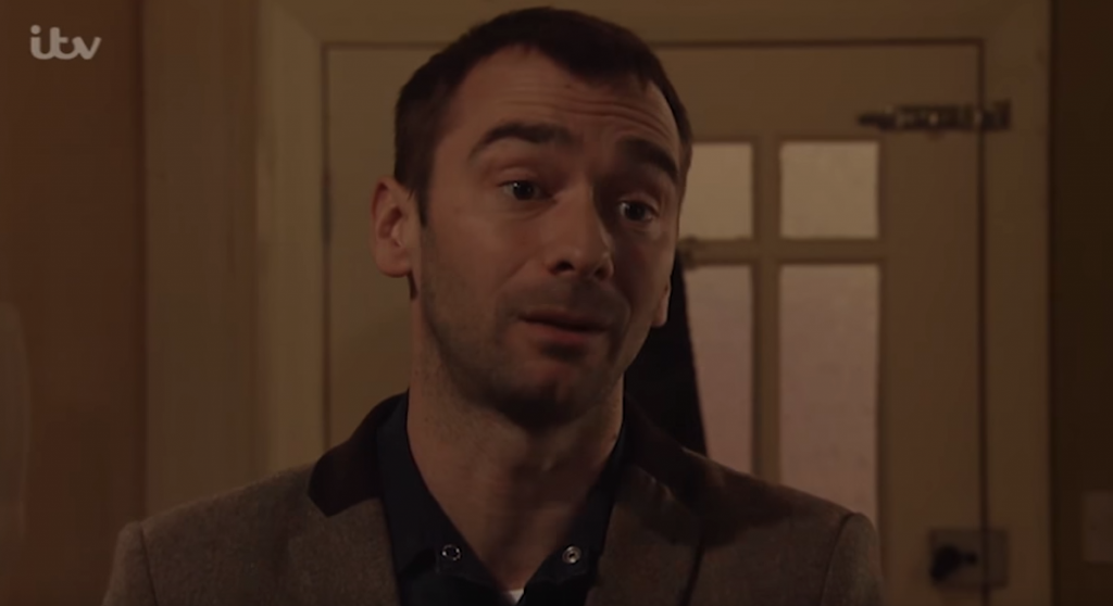 Marcus Dent Corrie Credit: YouTube/ITV