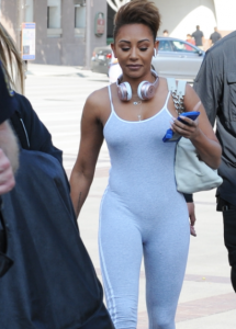 Mel B steps out after split (Credit: WENN)