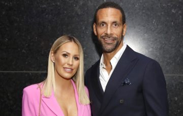Rio Ferdinand And Partner Kate Wright Open New Aston Martin Showroom In London