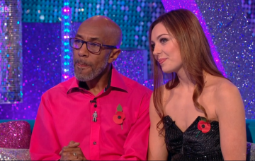 Danny John-Jules and Amy Dowden, Strictly Come Dancing (Credit: iPlayer)