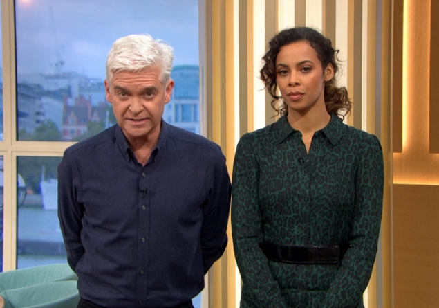 Phillip Schofield and Rochelle Humes on This Morning