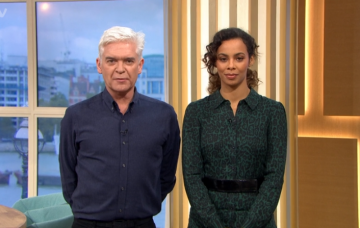 Phillip Schofield and Rochelle Humes on This Morning