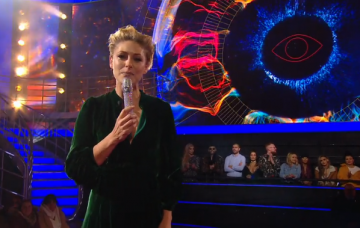 Emma Willis during BB final