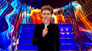 Emma Willis during BB final