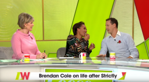 Ruth Langsford, Mel B and BRendan Cole on Loose Women