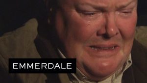 Paddy Kirk tears Emmerdale