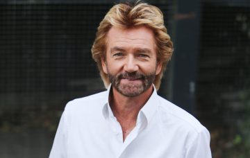 Noel Edmonds outside the ITV studios