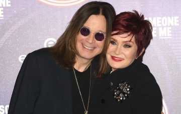 Ozzy and Sharon Osbourne at the MTV EMA Awards 2014