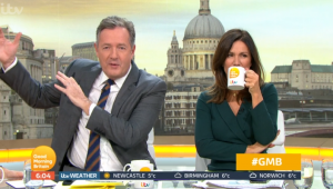 Piers Morgan and Susanna Reid on GMB (Credit: ITV)