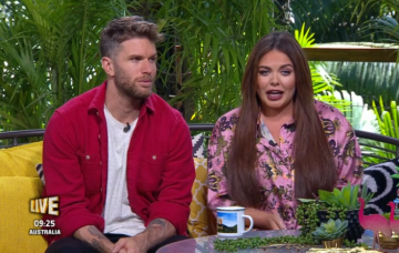 Joel Dommett and Scarlett Moffatt on Extra Camp