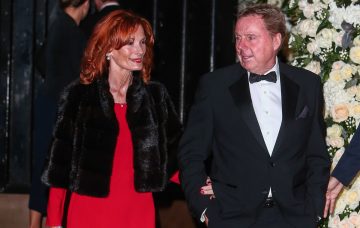 Harry Redknapp and wife Sandra at Wedding of Christine Bleakley and Frank Lampard at St. Paul's Knighstbridge