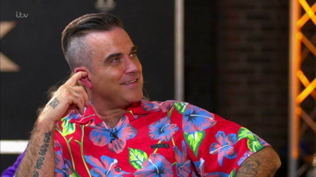 Robbie Williams on X Factor