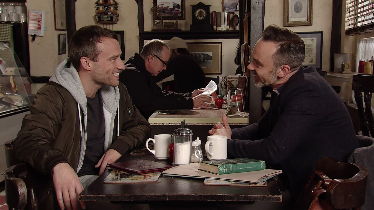 Paul flirts with Billy Coronation Street