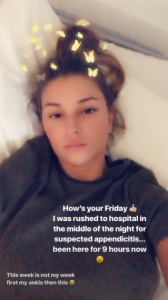 Zara McDermott rushed to hospital