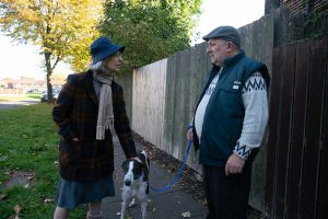 Evelyn and Roy get accused of dogging as they search for her dog in Coronation Street 