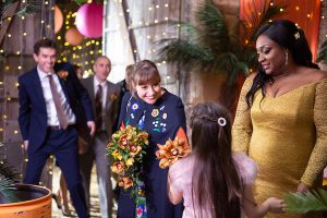 Marlon and Jessie's Christmas wedding day in Emmerdale 