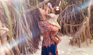 Beyonce and her adorable little girl