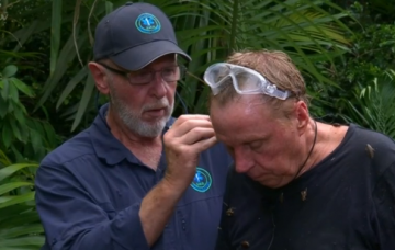Harry Redknapp with medic bob (Credit: ITV)