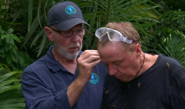Harry Redknapp with medic bob (Credit: ITV)
