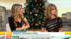 Charlotte Hawkins and Kate Garraway on GMB