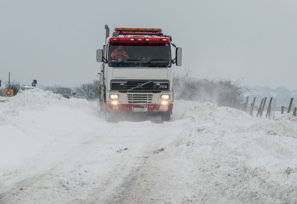 Snow truck Getty