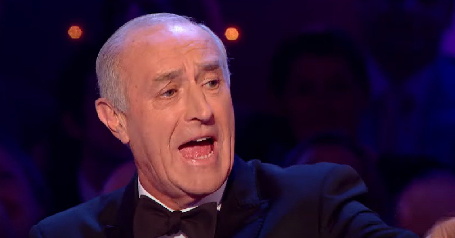 Len Goodman shouting on Strictly