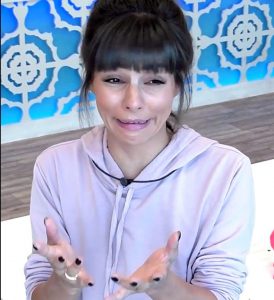 Roxanne Pallett crying on CBB