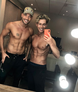 AJ Pritchard and Giovanni Pernice