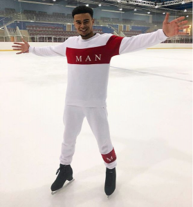 Wes Nelson at Dancing On Ice training (Credit: Instagram @wes.nelson)