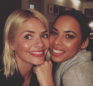 Holly Willoughby and Rochelle Humes