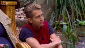 James in the jungle camp