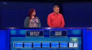 Hayley and Dave on The Chase