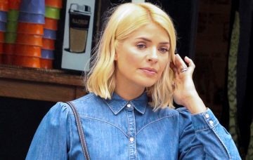 Holly Willoughby Models For A Denim-themed Fashion Shoot On The Streets Of Sydney's Inner City Suburb, Kings Cross