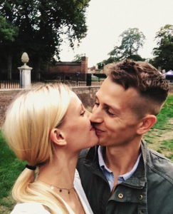 James McVey and girlfriend