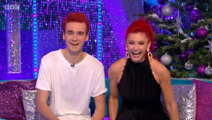 Joe and Dianne see the funny side on the show