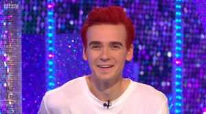 Joe with his red hair and eyebrows