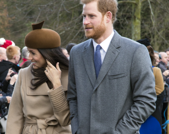 Meghan and Harry Christmas 2017