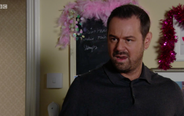 Mick Carter returns to Walford with a tan