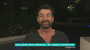Nick Knowles revealed he lost two stone while on I'm A Celebrity (Credit: ITV)