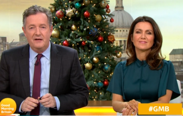 Piers Morgan and Susanna Reid on GMB