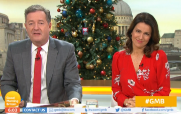 Piers Morgan and Susanna Reid on GMB