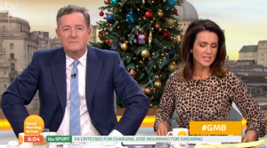Piers Morgan and Susanna Reid on GMB