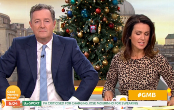 Piers Morgan and Susanna Reid on GMB