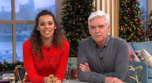 Rochelle Humes and Phillip Schofield on This Morning