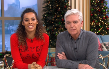 Rochelle Humes and Phillip Schofield on This Morning