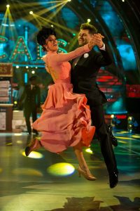 Pasha Kovalev and Ashley Roberts during the dress rehearsal for Saturday’s Strictly Come Dancing live show on BBC One (BBC)