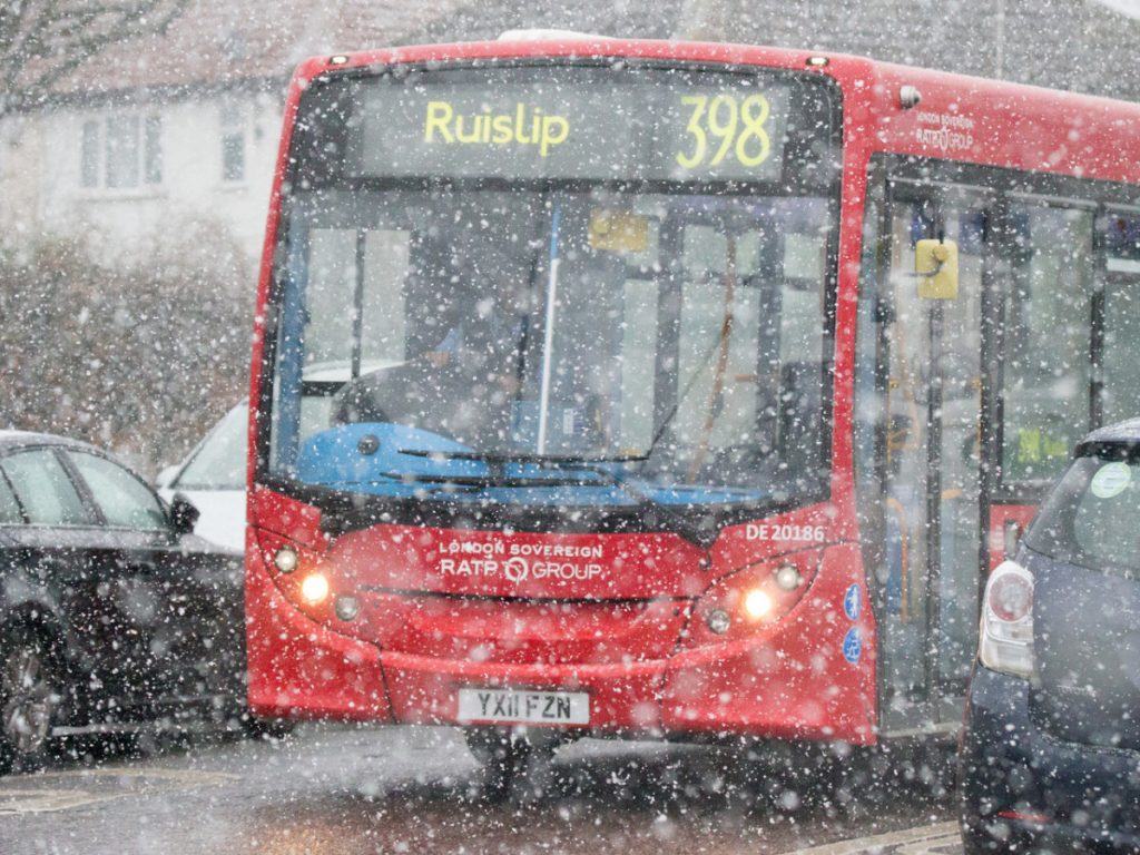 Snow bus WENN