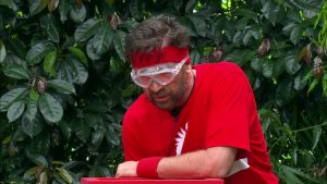 Nick during a Bushtucker trial