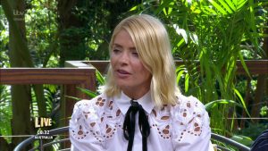 Holly willoughby on Extra Camp